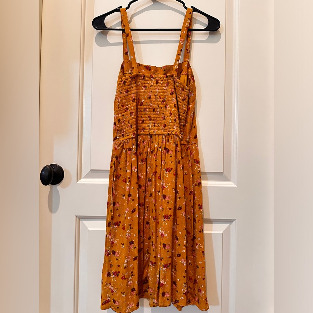Floral Mustard Sundress